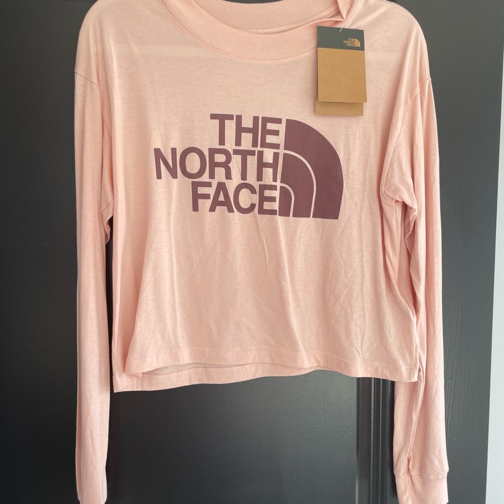 North face cropped long sleeve